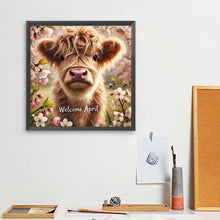 Load image into Gallery viewer, Diamond Painting - Full Square - Cute Animal April (40*40CM)
