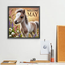 Load image into Gallery viewer, Diamond Painting - Full Square - Cute Animal May (40*40CM)
