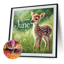 Load image into Gallery viewer, Diamond Painting - Full Square - Cute Animal June (40*40CM)
