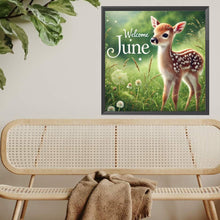 Load image into Gallery viewer, Diamond Painting - Full Square - Cute Animal June (40*40CM)
