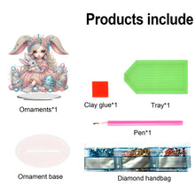 Load image into Gallery viewer, Egg Bunny Princess Diamond Painting Desktop Decoration Rhinestones Ornament
