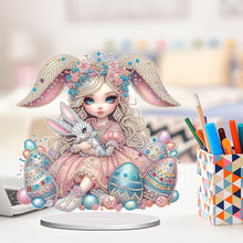 Load image into Gallery viewer, Egg Bunny Princess Diamond Painting Desktop Decoration Rhinestones Ornament
