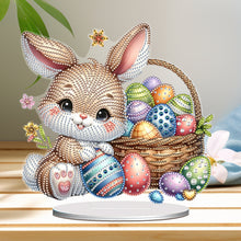 Load image into Gallery viewer, Easter Egg Flower Table Top Diamond Painting Ornament Kits for Home Office Decor
