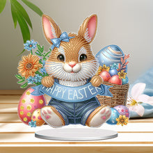 Load image into Gallery viewer, Easter Egg Bunny Diamond Painting Desktop Decoration Rhinestones Ornament
