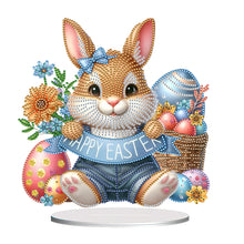 Load image into Gallery viewer, Easter Egg Bunny Diamond Painting Desktop Decoration Rhinestones Ornament
