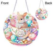 Load image into Gallery viewer, Bunny Easter Egg Diamond Painting Hanging Pendant DIY Ornamentsfor Wall Window
