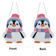Load image into Gallery viewer, Penguin Diamond Painting Hanging Pendant 5D DIY Ornaments for Wall Window
