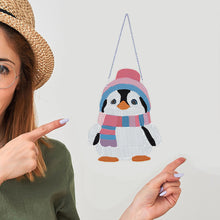 Load image into Gallery viewer, Penguin Diamond Painting Hanging Pendant 5D DIY Ornaments for Wall Window
