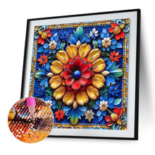 Load image into Gallery viewer, Diamond Painting - Full Square - Bright Mandala Flower (40*40CM)
