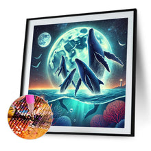 Load image into Gallery viewer, Diamond Painting - Full Square - Ocean Under The Moonlight (30*30CM)
