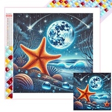 Load image into Gallery viewer, Diamond Painting - Full Square - Ocean Under The Moonlight (30*30CM)
