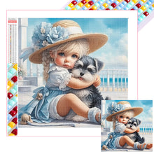 Load image into Gallery viewer, Diamond Painting - Full Square - Cute Girl (30*30CM)
