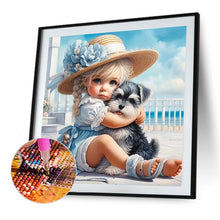 Load image into Gallery viewer, Diamond Painting - Full Square - Cute Girl (30*30CM)
