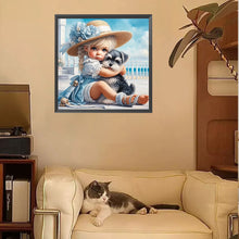 Load image into Gallery viewer, Diamond Painting - Full Square - Cute Girl (30*30CM)
