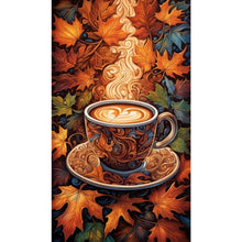 Load image into Gallery viewer, Diamond Painting - Full Square - Autumn Maple Leaf Coffee (40*70CM)
