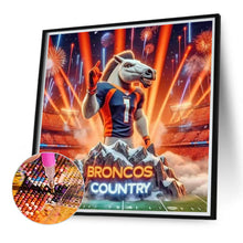Load image into Gallery viewer, Diamond Painting - Full Round - Denver Broncos (40*40CM)
