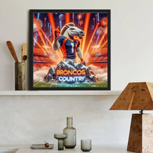 Load image into Gallery viewer, Diamond Painting - Full Round - Denver Broncos (40*40CM)
