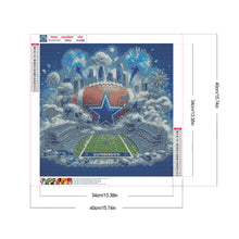Load image into Gallery viewer, Diamond Painting - Full Round - Dallas Cowboys (40*40CM)
