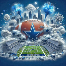 Load image into Gallery viewer, Diamond Painting - Full Round - Dallas Cowboys (40*40CM)
