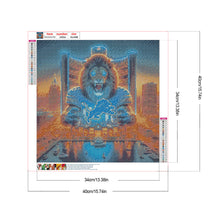 Load image into Gallery viewer, Diamond Painting - Full Round - Detroit Lions Lion (40*40CM)
