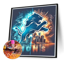 Load image into Gallery viewer, Diamond Painting - Full Round - Detroit Lions (40*40CM)
