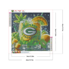 Load image into Gallery viewer, Diamond Painting - Full Round - Green Bay Packers Drink (40*40CM)
