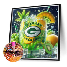 Load image into Gallery viewer, Diamond Painting - Full Round - Green Bay Packers Drink (40*40CM)
