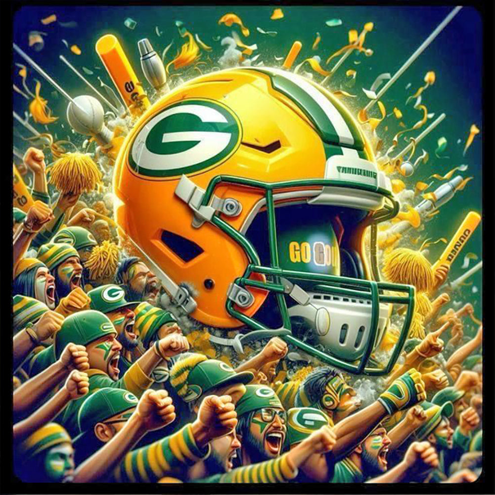 Diamond Painting - Full Round - Green Bay Packers (40*40CM)