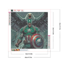 Load image into Gallery viewer, Diamond Painting - Full Round - Philadelphia Eagles Captain America (40*40CM)
