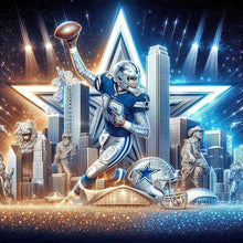 Load image into Gallery viewer, Diamond Painting - Full Round - Dallas Cowboys (40*40CM)
