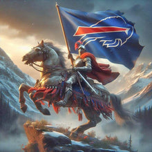 Load image into Gallery viewer, Diamond Painting - Full Round - Buffalo Bills (40*40CM)
