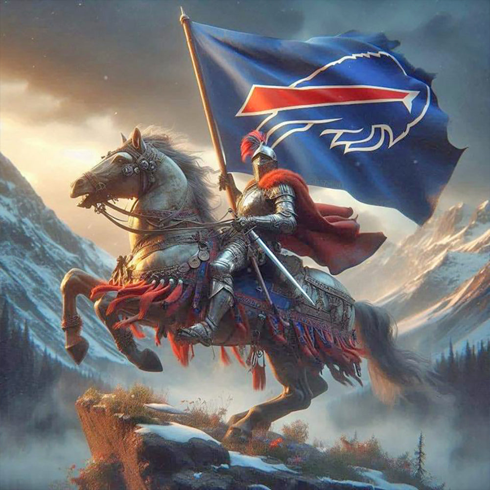 Diamond Painting - Full Round - Buffalo Bills (40*40CM)