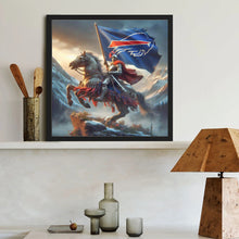 Load image into Gallery viewer, Diamond Painting - Full Round - Buffalo Bills (40*40CM)
