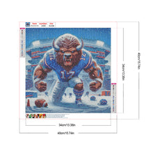 Load image into Gallery viewer, Diamond Painting - Full Round - Buffalo Bills (40*40CM)
