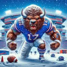 Load image into Gallery viewer, Diamond Painting - Full Round - Buffalo Bills (40*40CM)
