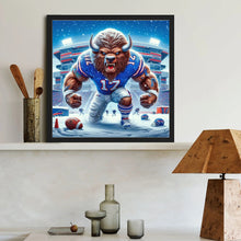 Load image into Gallery viewer, Diamond Painting - Full Round - Buffalo Bills (40*40CM)
