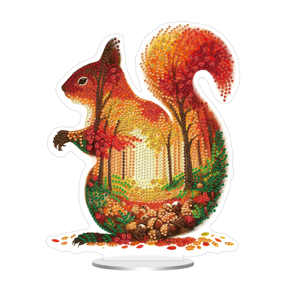 Acrylic Special Shape Elephant Rhinestones Desktop Ornaments Bedroom Table Decor