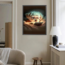 Load image into Gallery viewer, Diamond Painting - Full Square - Puppy Reading (40*50CM)
