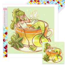 Load image into Gallery viewer, Diamond Painting - Full Square - Teacup Mermaid (40*40CM)
