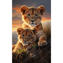 Load image into Gallery viewer, Diamond Painting - Full Round - Lion (40*65CM)
