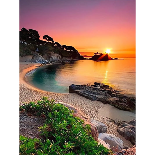 Diamond Painting - Full Round - Seaside Scenery (30*40CM)
