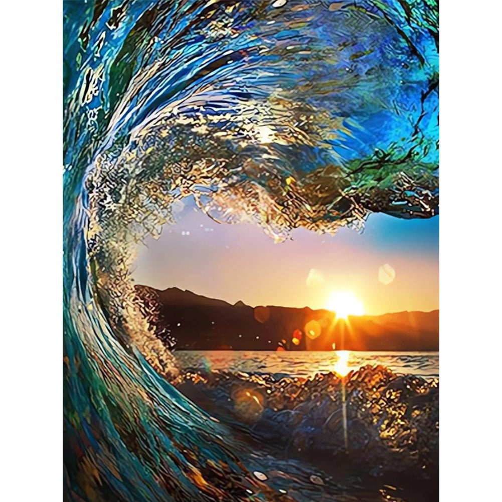 Diamond Painting - Full Round - Seaside Scenery (30*40CM)