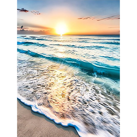 Diamond Painting - Full Round - Seaside Scenery (30*40CM)
