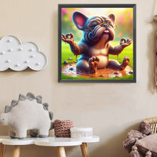 Load image into Gallery viewer, Diamond Painting - Full Round - French Bulldog (40*40CM)
