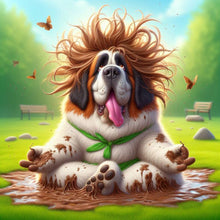 Load image into Gallery viewer, Diamond Painting - Full Round - Dog (40*40CM)
