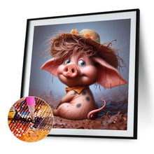 Load image into Gallery viewer, Diamond Painting - Full Round - Pig (40*40CM)
