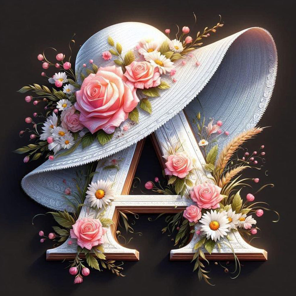 Diamond Painting - Full Round - Letter A (40*40CM)