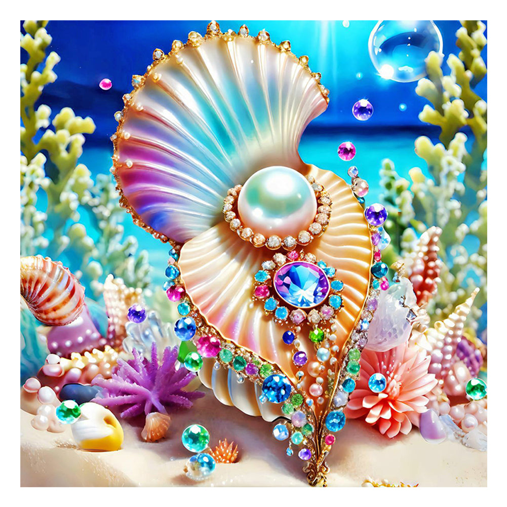 Diamond Painting - Full Round - Pearl Shell (40*40CM)