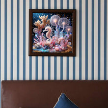 Load image into Gallery viewer, Diamond Painting - Full Round - Seahorse Seaweed (40*40CM)
