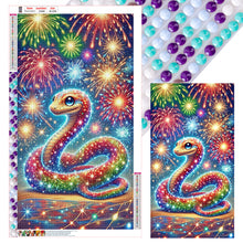 Load image into Gallery viewer, Diamond Painting - Full Round - Fireworks Snake (40*70CM)
